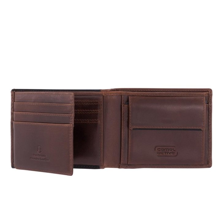 CAMEL ACTIVE CRUISE jeans wallet brown